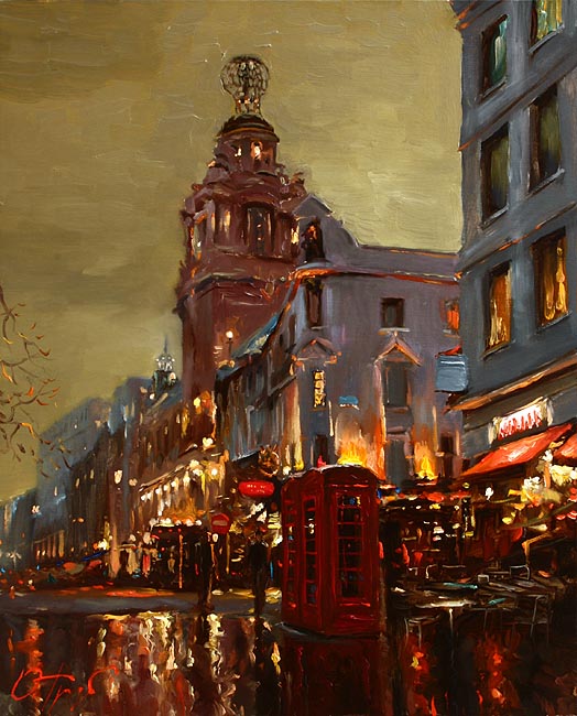 London By Oleg Trofimov, Oil Painting